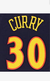 Golden State Warriors Steph Curry Dark Blue Short Sleeve T-Shirt